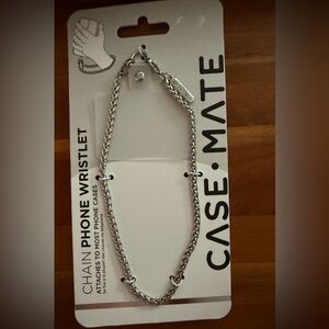 Case-Mate Silver Phone Wristlet Chain